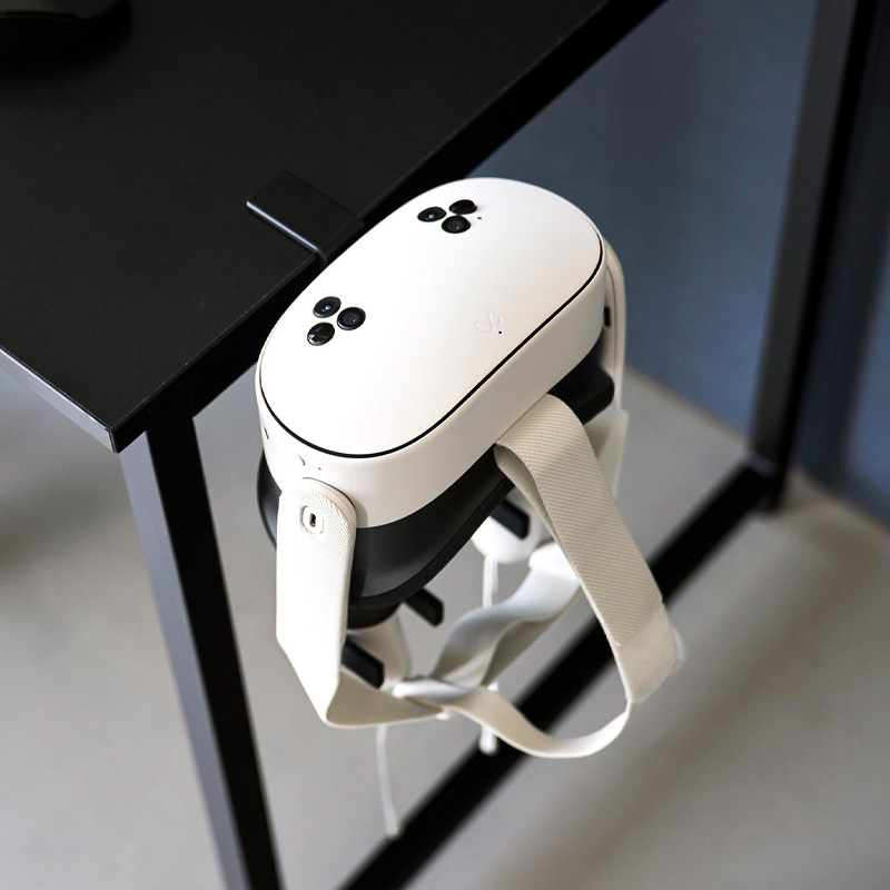 山崎実業 特典付 デスク横VRゴーグル＆コントローラー収納ラック