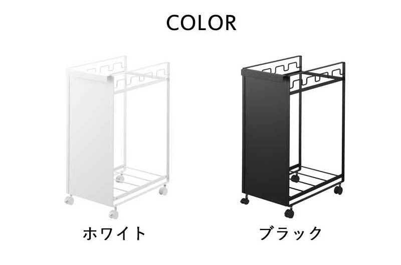 山﨑実業 tower 目隠し分別ダストワゴンキャスター付き ゴミ箱 tower 特典付 山崎実業 目隠し分別ダストワゴン タワー 4分別 分別