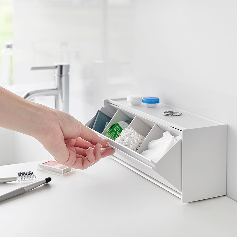 tower 山崎実業 ウォール洗面収納ケース タワー 石こうボード壁対応