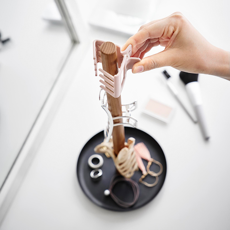 tower 特典付 山崎実業 ヘアクリップ収納スタンド タワー 公式 収納