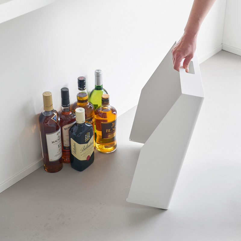 特典付 山崎実業 目隠しお酒スタンド タワー tower 公式 隠す収納 日用品 生活用品 雑貨 ストック 買い置き シンプル 1407 1408 新商品 | tower | 10