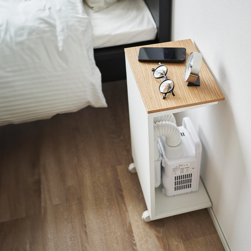 tower 特典付 山崎実業 キャスター付き 目隠し布団乾燥機スタンド