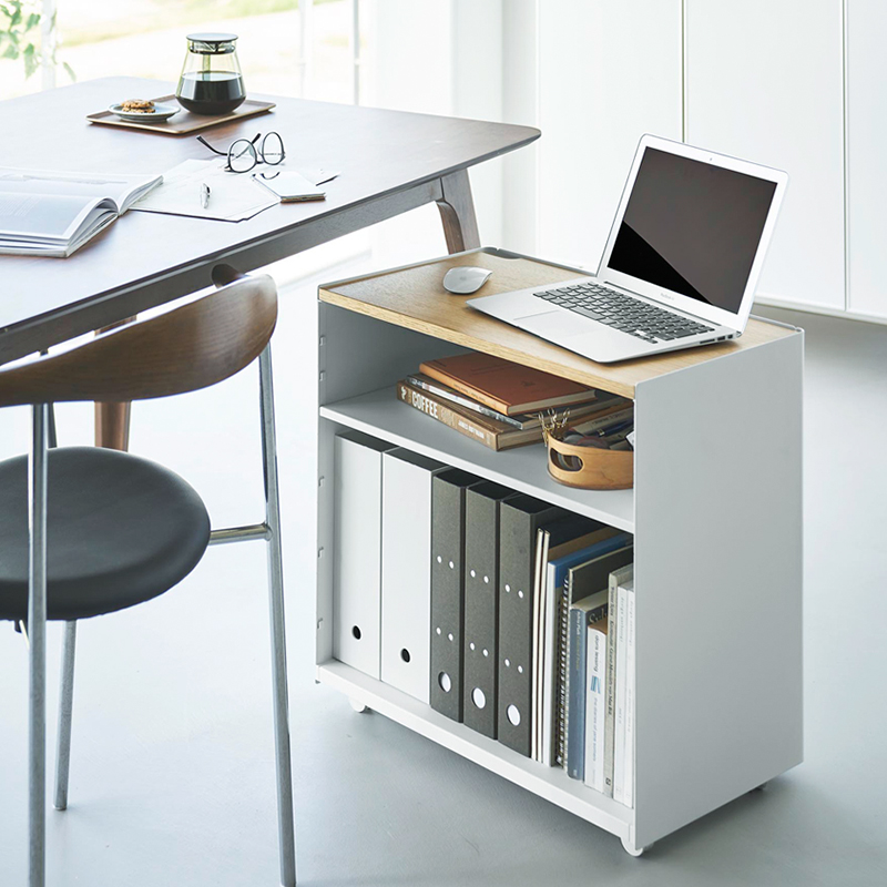 tower 山崎実業 隠せるテレワークワゴン タワー 公式 在宅ワーク 収納