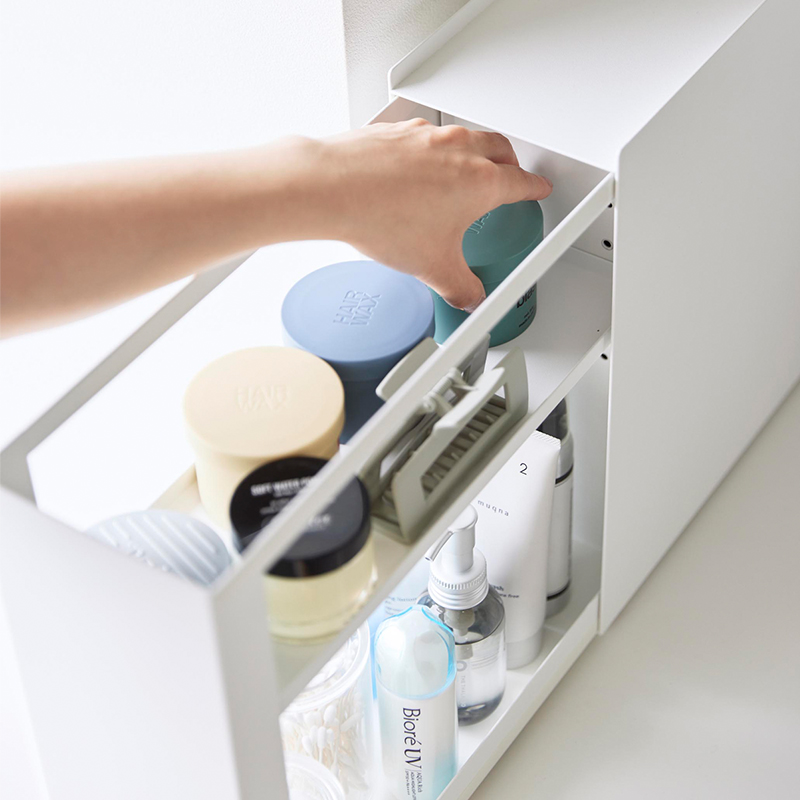 tower 山崎実業 隠せる引き出し収納 タワー 公式 収納ラック 卓上