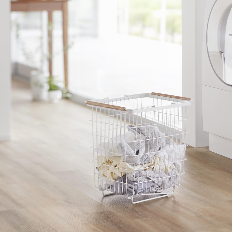 tosca（山崎実業） 山崎実業 折り畳み脚付きランドリーバスケット
