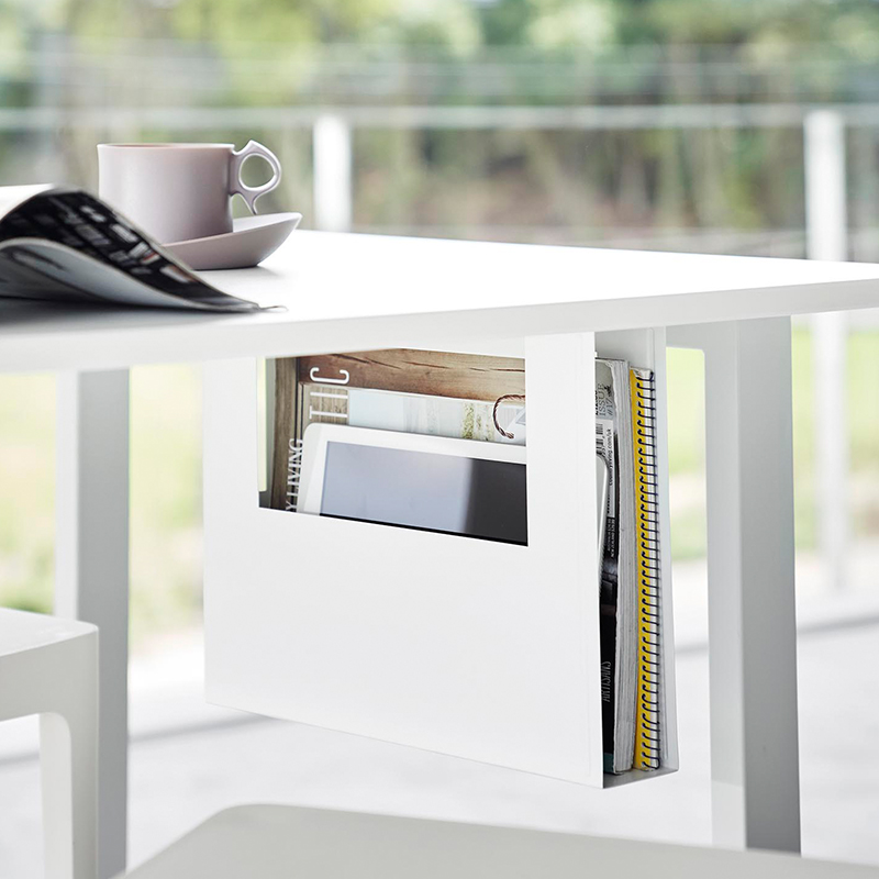 tower 特典付 山崎実業 デスク下A4ファイル収納ホルダー タワー 公式