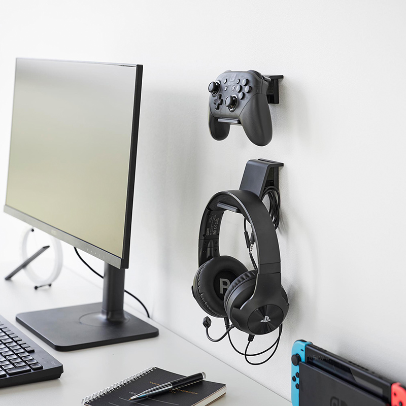 特典付 山崎実業 石こうボード壁対応 ウォールゲームコントローラー収納ラック スマート 2個組 smart 壁面 お片付け 整理整頓 子供 2107 2108 公式 | 山崎実業 | 06