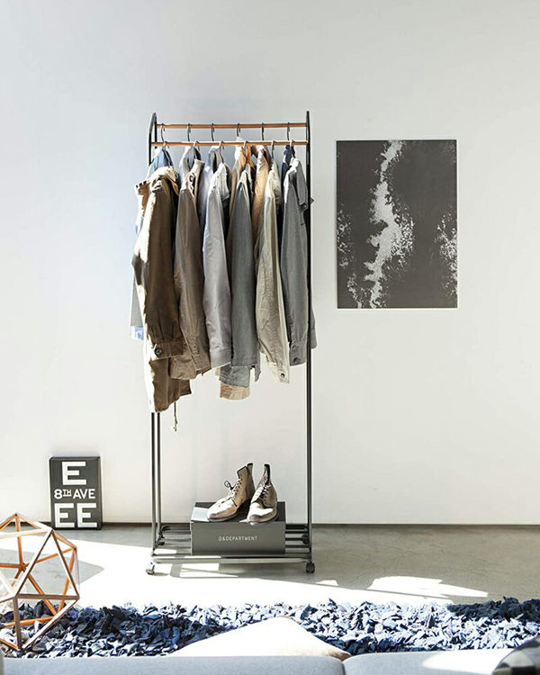 ハンガーラック キャスター付き　 tower タワー ホワイト　山崎実業 yj00335.jpg