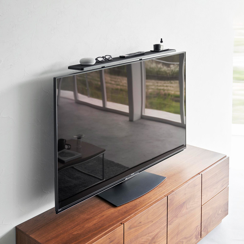 tower 特典付 山崎実業 テレビ上ラック スマート ワイド 100 smart