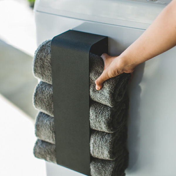 山崎実業 マグネットバスタオルホルダー タワー...の詳細画像4