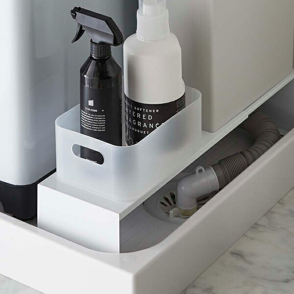 tower 特典付 山崎実業 伸縮洗濯機隙間ラック タワー 公式 収納ラック