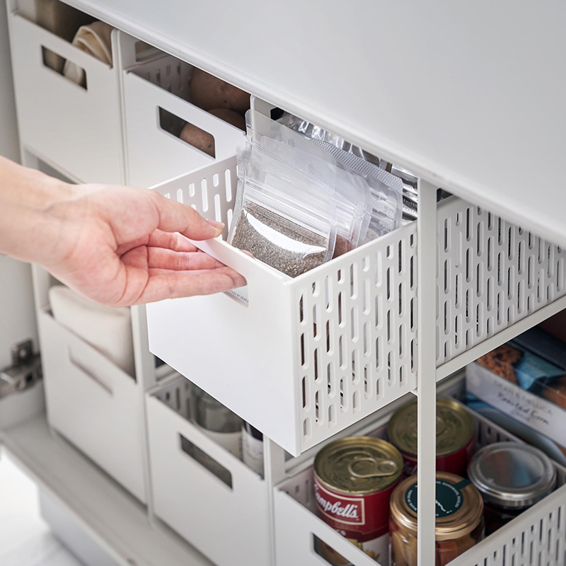 tower 山崎実業 シンク下収納バスケット タワー 2段 公式 キッチン