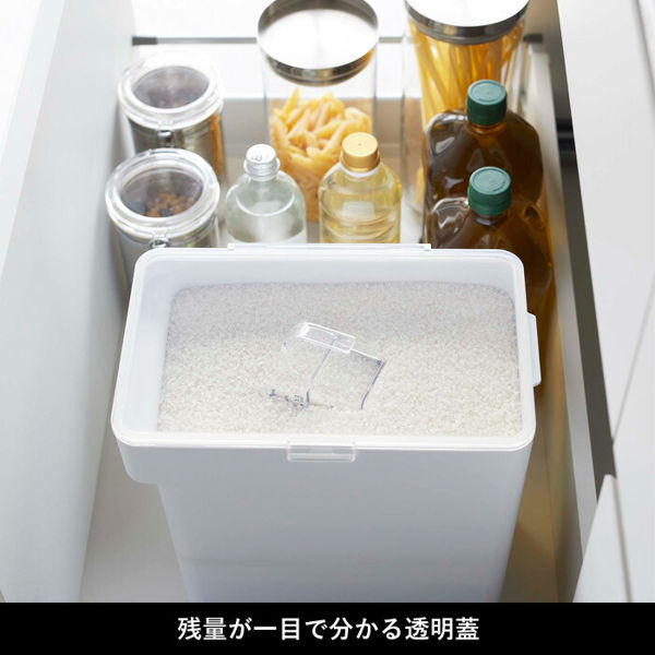 tower 特典付 山崎実業 密閉米びつ タワー 10kg 計量カップ付