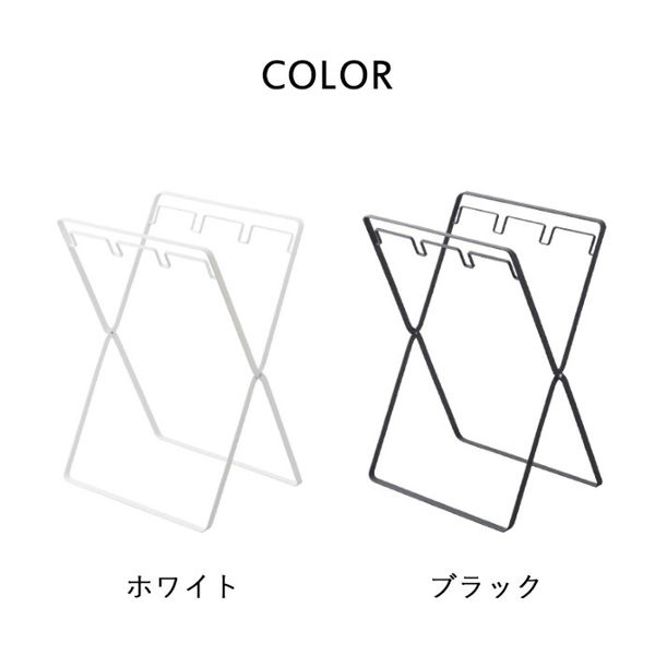 tower 山崎実業 レジ袋3連＆45Lゴミ袋スタンド タワー 公式 ゴミ箱