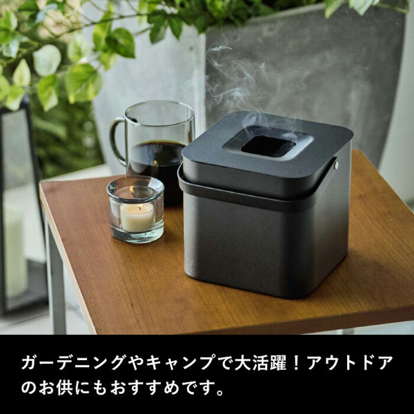 tower 山崎実業 そのまま入れられる蚊取り線香収納ポット タワー 角型