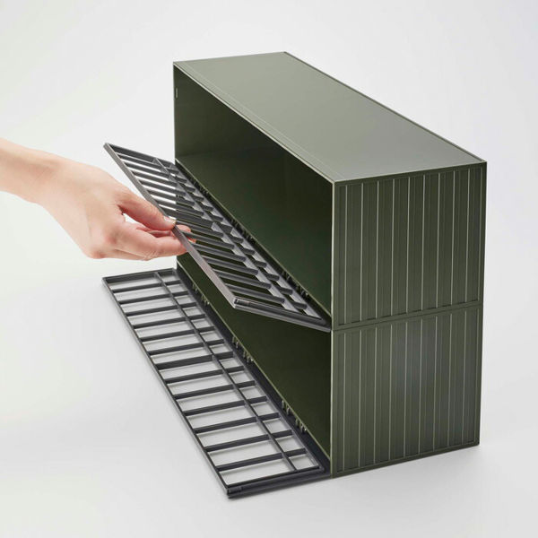 tower 特典付 山崎実業 恐竜＆アニマル収納ケージ タワー ワイド 2段