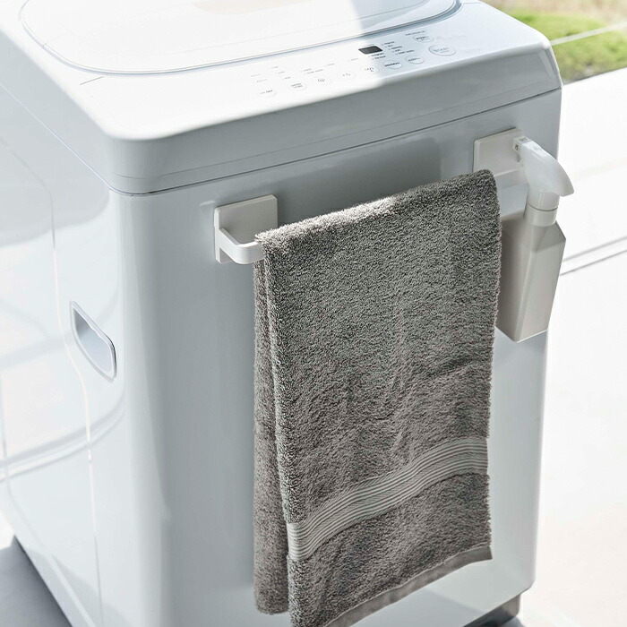 山崎実業 特典付 MIST フィルムフック タオルハンガー ミスト W36 白