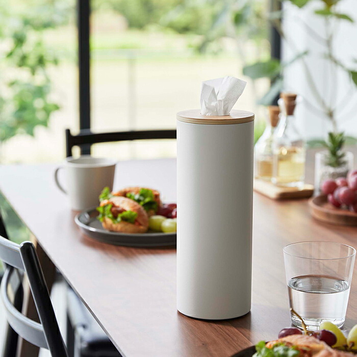 RIN（山崎実業） 特典付 山崎実業 ボトル型ティッシュケース リン L