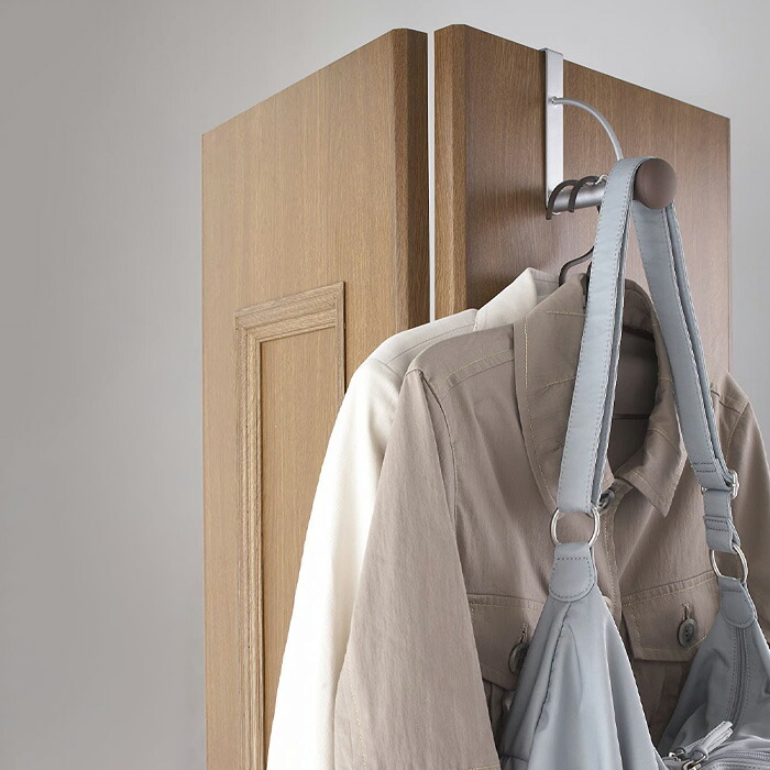 ドアラハンガー 山崎実業 特典付 ドアハンガー ライト ロング ハンガーフック 衣類