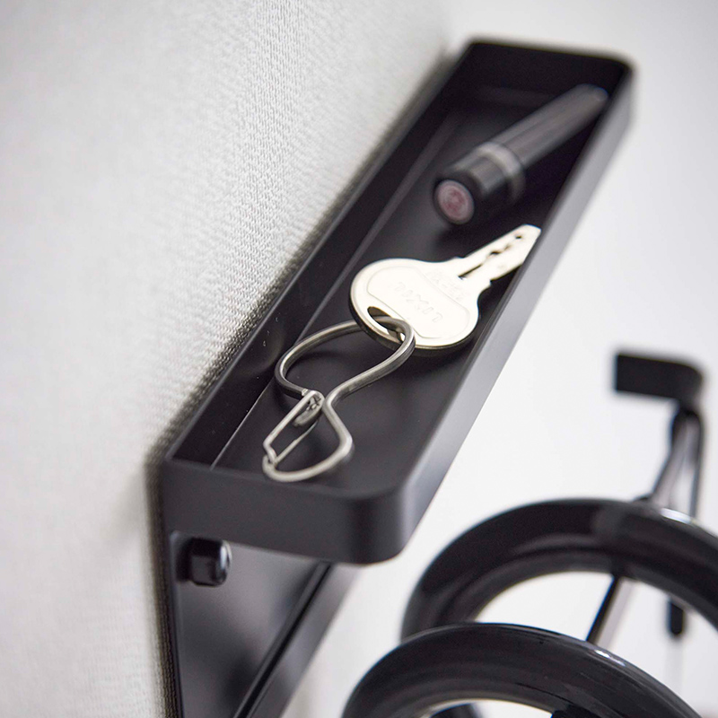 山崎実業 特典付 石こうボード壁対応 トレー付きアンブレラホルダー