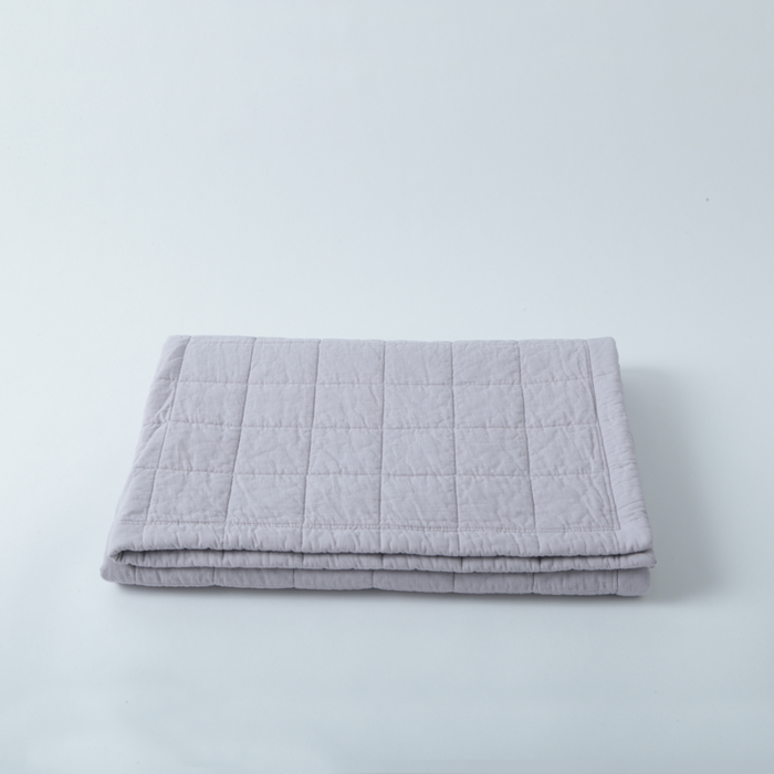特典付 ヤーンホーム UKIHA ブランケット ハーフ YARN HOME ひざ掛け 100×140cm コンパクト キルト 綿 ガーゼ パシーマ pasima キナリ インディゴ 日本製_7