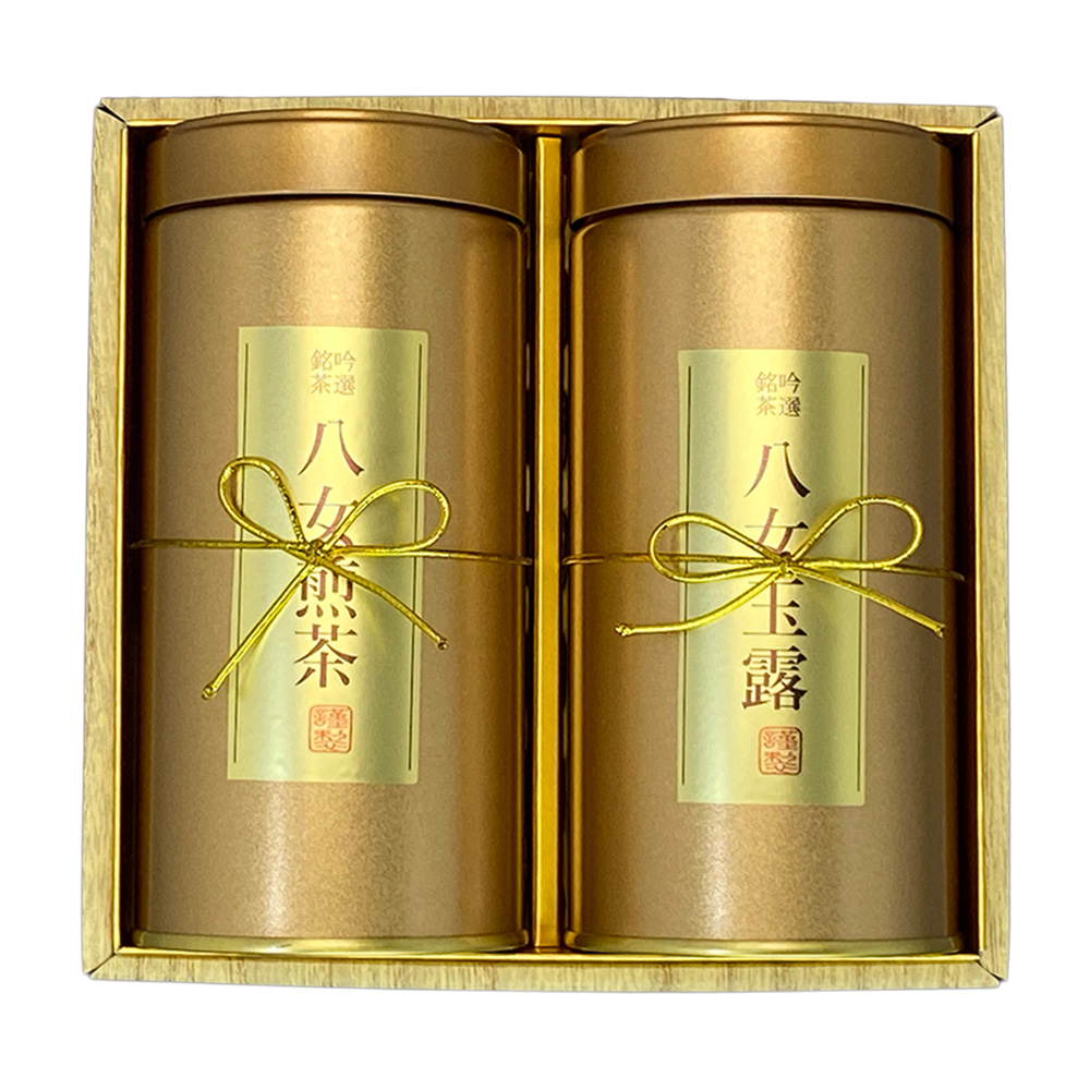 you！　おまとめ品 八女茶 お茶 ギフト 緑茶 玉露 煎茶 缶入り 茶葉 K2-40 八女茶の