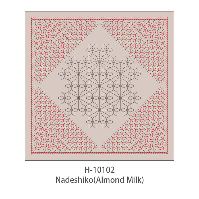 刺し子 花ふきん 布 さしこ Olympus(オリムパス) 刺し子キット 花ふきん La bouquetiere(ラ・ブケティエル) - 花売りの少女 -