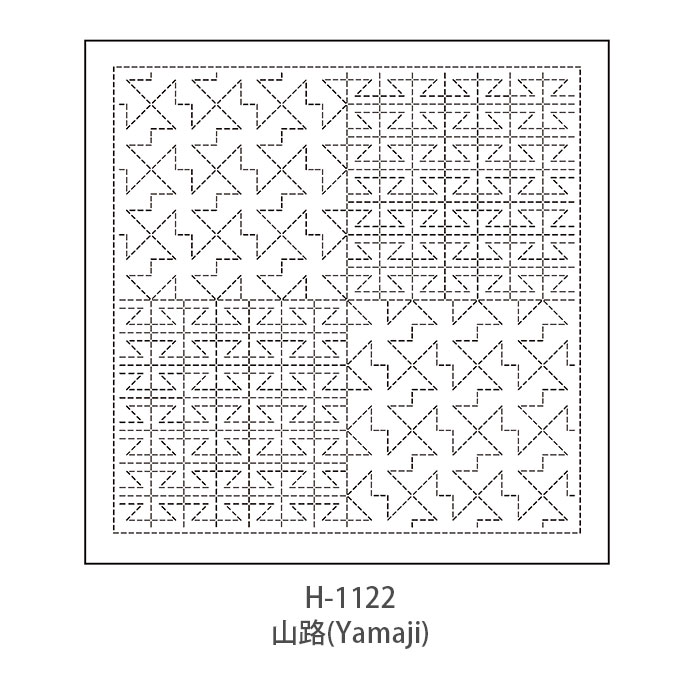 刺し子 花ふきん 布 さしこ Olympus(オリムパス) 刺し子の花ふきん布パック  和(Nagomi) 布パック(白)