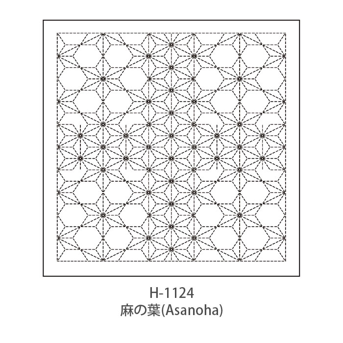刺し子 花ふきん 布 さしこ Olympus(オリムパス) 刺し子の花ふきん布パック  和(Nagomi) 布パック(白)