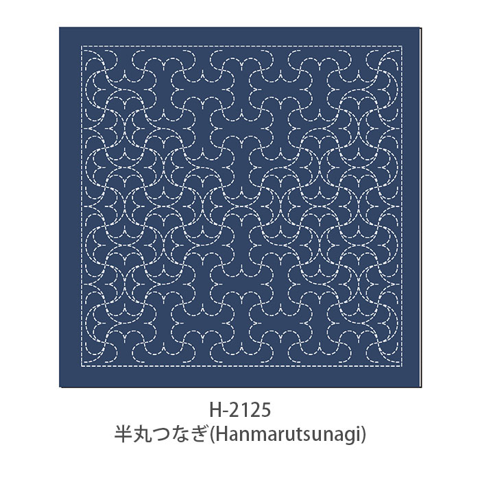 刺し子 花ふきん 布 さしこ Olympus(オリムパス) 刺し子の花ふきん布パック  和(Nagomi) 布パック(藍)