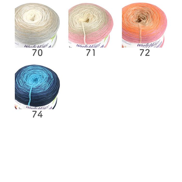 編み物 キット 毛糸 編み図 柳屋 ベルンド・ケストラー Woolly Hugs(ウーリーハグズ) BOBBEL COTTONのLacey Scallop Scarf(レーシースカラップスカーフ)