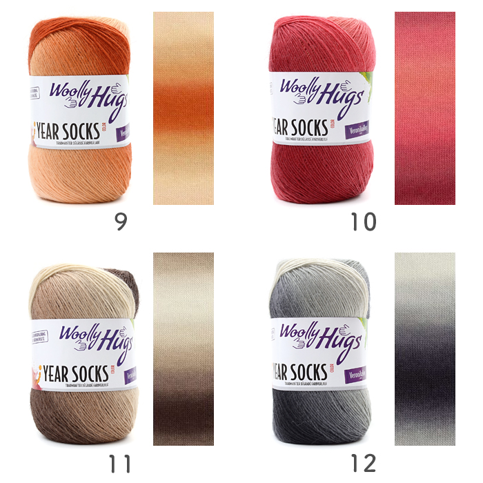 編み物 キット 毛糸 編み図 柳屋 ベルンド・ケストラー Woolly Hugs(ウーリーハグズ) YEAR SOCKSのLacey Scallop Scarf(レーシースカラップスカーフ)