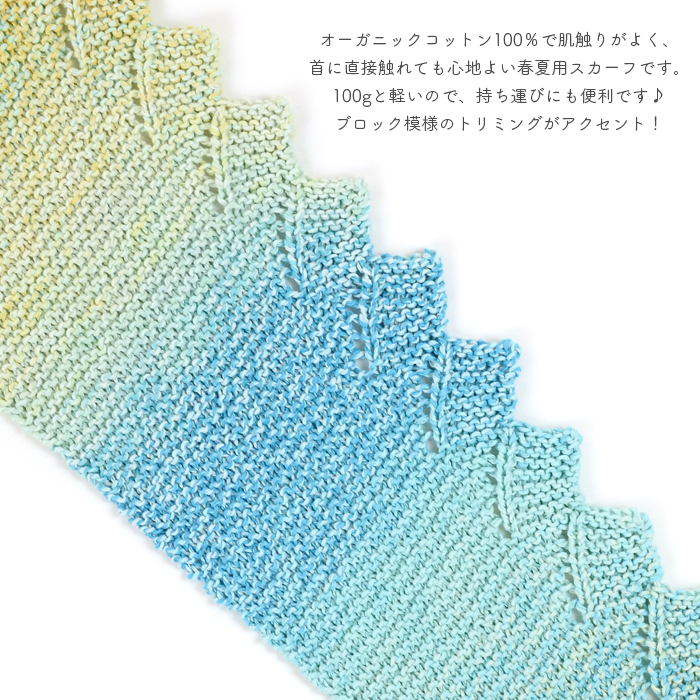 編み物 キット 毛糸 編み図 柳屋 ベルンド・ケストラー SCHOPPEL(ショッペル) Block Scarf(ブロックスカーフ)