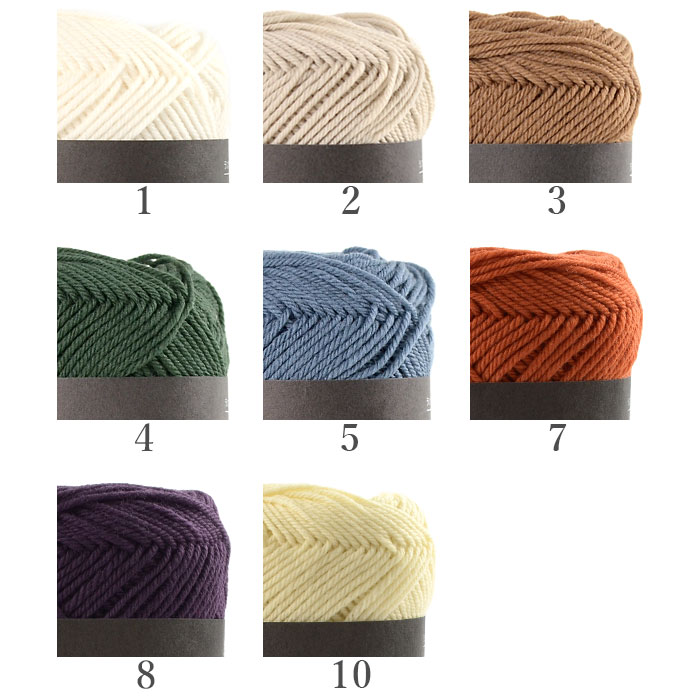 つけ襟 キット 毛糸 編み図 / DARUMA(ダルマ)  柳屋×猫と編み物と時々刺し子+nanaコラボ SIMPLE KNIT COLLAR キット