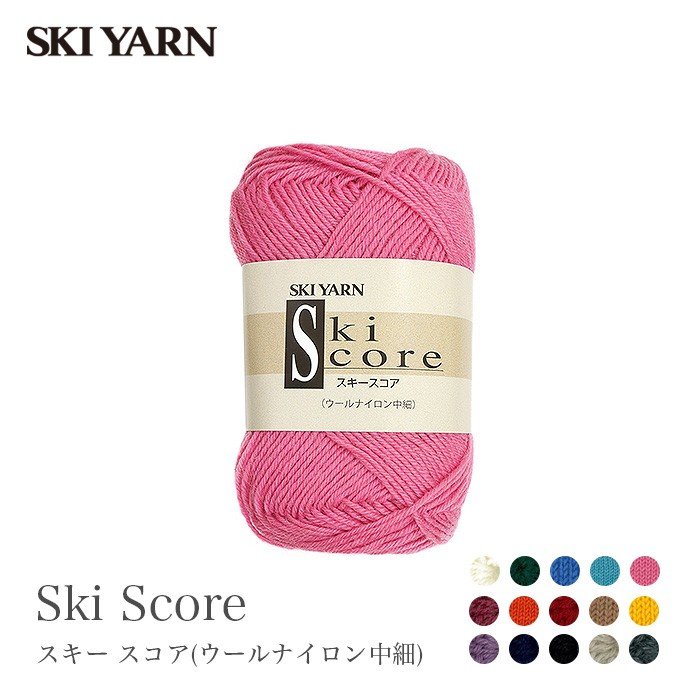 最安価格 毛糸 中細 SKI YARN スキー毛糸 スキー スコア ウールナイロン中細 1 秋冬 highart.com.eg