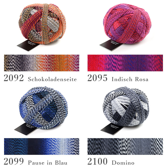 SCHOPPEL ショッペル Zauberball Starke 6 ザウバーボール シュテルケゼクス スタークシックス 毛糸 ウール 輸入 グラデーション カラフル 段染め 編み物 ドイツ製 高品質 