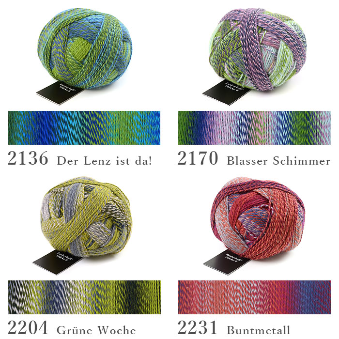 SCHOPPEL ショッペル Zauberball Starke 6 ザウバーボール シュテルケゼクス スタークシックス 毛糸 ウール 輸入 グラデーション カラフル 段染め 編み物 ドイツ製 高品質 