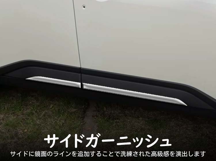 ホンダ 新型 WR-V DG系 パーツ サイドガーニッシュ ドアモール ドア