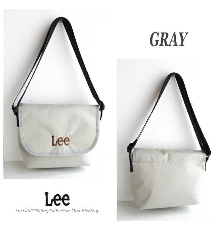 Lee リー フラップショルダーバッグ 撥水ポリエステル バッグ