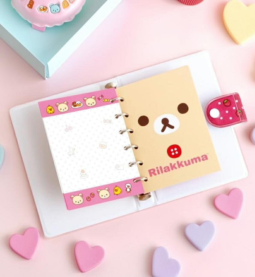 リラックマ 「コリラックマいっぱい」 ふにふにシールバインダー