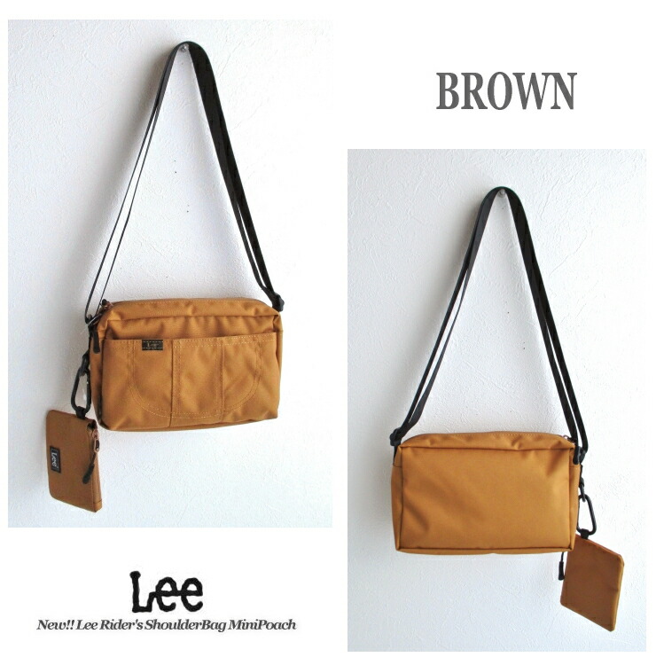 LEE■Mini Cordura Cross Bag ■送料込 Lee リー CORDURA ショルダーバッグ ミニポーチ付 ミニ ポケット