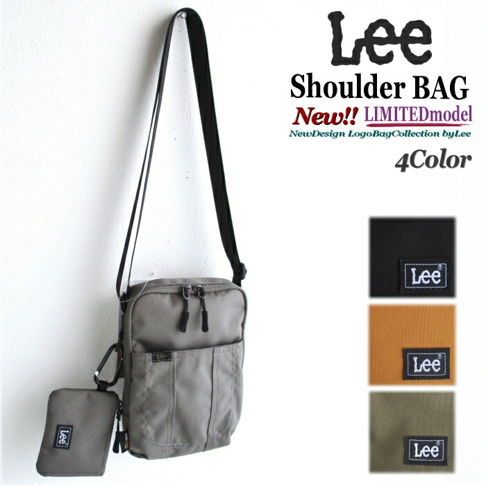 LEE■Mini Cordura Cross Bag ■送料込 Lee リー CORDURA スクエアショルダーバッグ ミニポーチ付