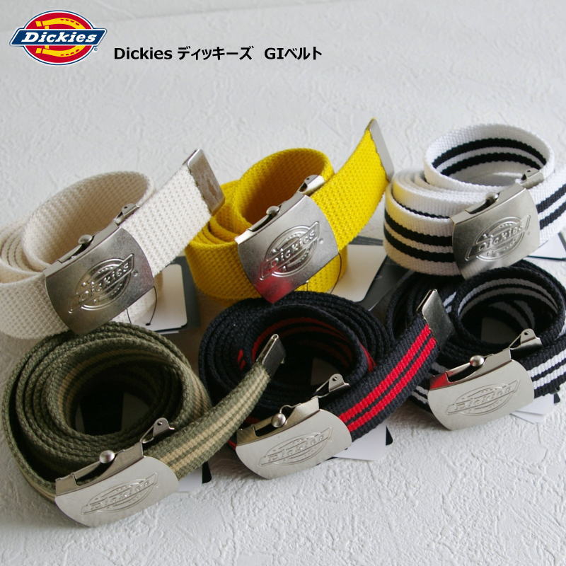 キャンディキャンディ ベルト Dickies（ディッキーズ） GI ベルト 32mm幅 日本製 ロゴ 男女兼用 大人