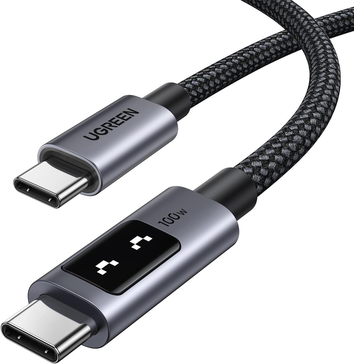 UGREEN Uno 100W USB Cケーブル 1m iPhone 充電ケーブル PD3.0 100W/5A iPhone 17 16 急速充電 LED 笑顔可視化 面白い Type-C USB C to C コード 高耐久性 |  | 01