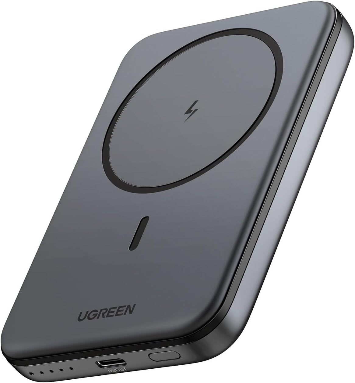 UGREEN マグネット式 ワイヤレスモバイルバッテリー 10000mAh Qi15W PD20W 急速充電 強力吸着 ケーブル付 PSE適合 | UGREEN | 02