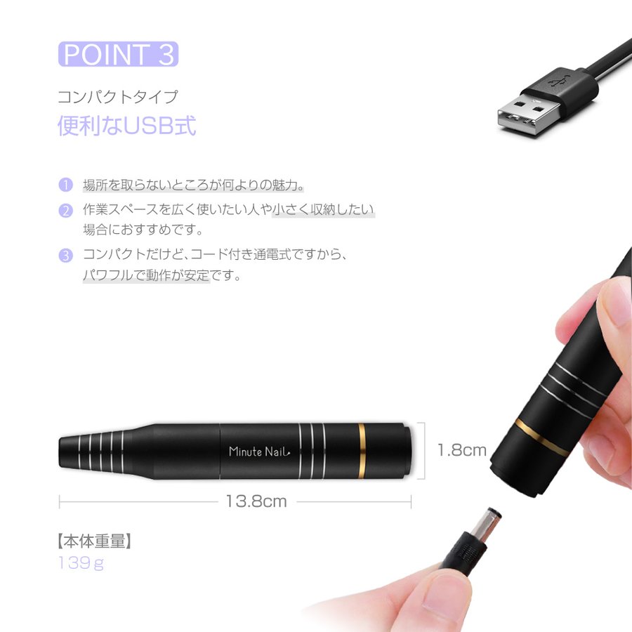 Minute ネイルマシン ネイルマシーン オススメ Nail ミニットネイル ミニプロ スペシャルセット - pintorabrapp.com.br