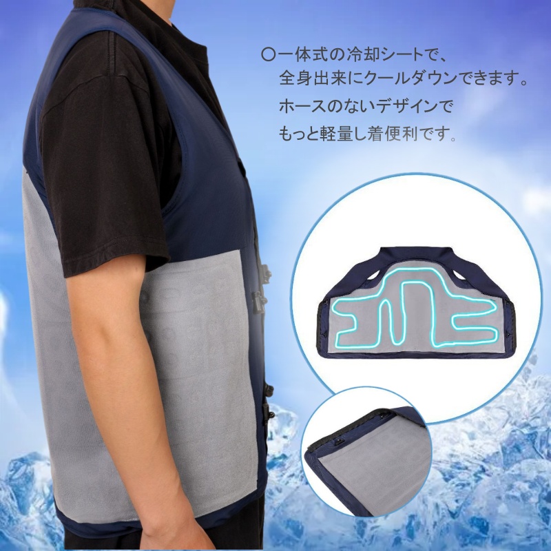 2023改良版 水冷ベスト 熱中症予防 冷却 正規品 ベスト 水冷