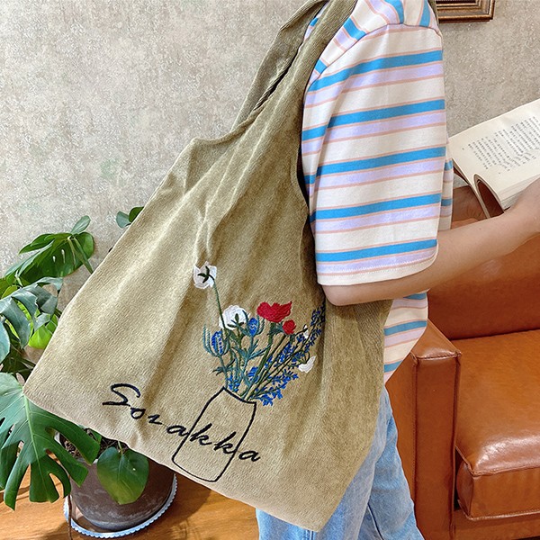 楽天市場】エコバッグ ブランド デザイナー 刺繍 2way