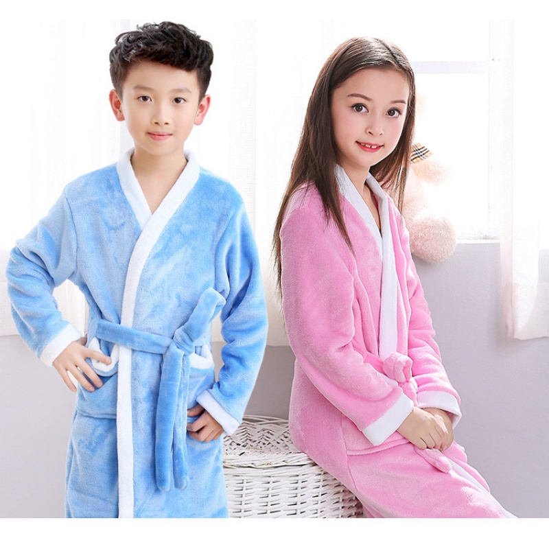 新品登場 送料無料 子供パジャマ キッズ バスローブ ガウン