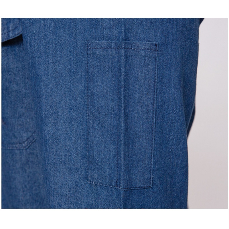 デニムブルゾン 人気 おしゃれ カジュアル 上下セット春夏秋 作業服